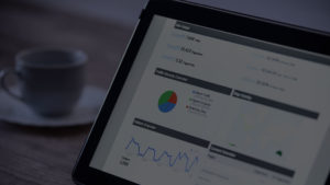 Modern Digital Marketing On The Tablet In Vintage Style